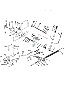 Lift Assembly parts for Craftsman Front-Engine Lawn Tractor 917250490 from AppliancePartsPros.com