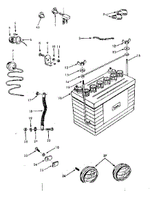 Electrical System parts for Craftsman Front-Engine Lawn Tractor 91725050 from AppliancePartsPros.com