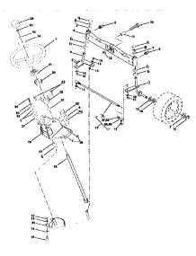 Steering Assembly parts for Craftsman Front-Engine Lawn Tractor 917250510 from AppliancePartsPros.com