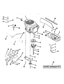 Engine parts for Craftsman Front-Engine Lawn Tractor 917250510 from AppliancePartsPros.com