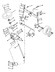 Steering Assembly parts for Craftsman Front-Engine Lawn Tractor 917250520 from AppliancePartsPros.com