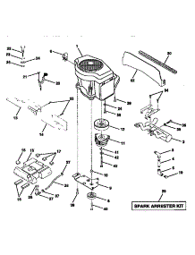 Engine parts for Craftsman Front-Engine Lawn Tractor 917250520 from AppliancePartsPros.com