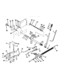 Lift Assembly parts for Craftsman Front-Engine Lawn Tractor 917250520 from AppliancePartsPros.com