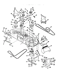 Mower Deck parts for Craftsman Front-Engine Lawn Tractor 917250520 from AppliancePartsPros.com