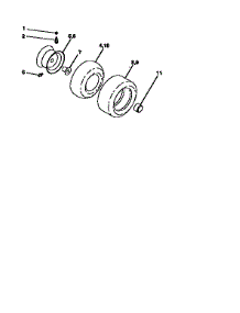 Wheels And Tires parts for Craftsman Front-Engine Lawn Tractor 917250541 from AppliancePartsPros.com