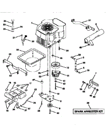 Engine parts for Craftsman Front-Engine Lawn Tractor 917250541 from AppliancePartsPros.com