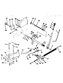 Lift Assembly parts for Craftsman Front-Engine Lawn Tractor 917250550 from AppliancePartsPros.com