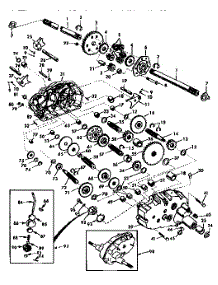 Transaxle parts for Craftsman Front-Engine Lawn Tractor 917250550 from AppliancePartsPros.com