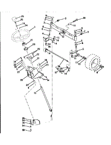 Steering Assembly parts for Craftsman Front-Engine Lawn Tractor 917250560 from AppliancePartsPros.com