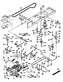 Drive parts for Craftsman Front-Engine Lawn Tractor 917250571 from AppliancePartsPros.com