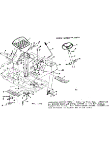 Top Half parts for Sears Riding Mower & Tractor 917250710 from AppliancePartsPros.com