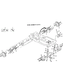 Wheel Assembly parts for Sears Riding Mower & Tractor 917250710 from AppliancePartsPros.com