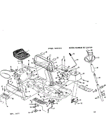 Upper Chassis parts for Craftsman Front-Engine Lawn Tractor 917250730 from AppliancePartsPros.com