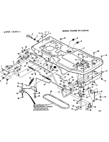 Lower Chassis parts for Craftsman Front-Engine Lawn Tractor 917250730 from AppliancePartsPros.com