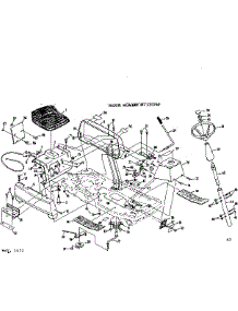 Top Half parts for Craftsman Front-Engine Lawn Tractor 917250740 from AppliancePartsPros.com