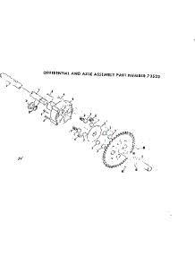 Differential & Axle parts for Craftsman Front-Engine Lawn Tractor 917250740 from AppliancePartsPros.com