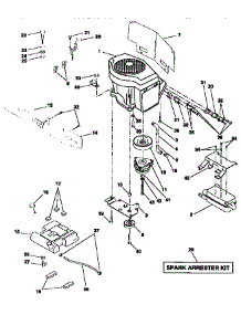 Engine parts for Craftsman Front-Engine Lawn Tractor 917250770 from AppliancePartsPros.com
