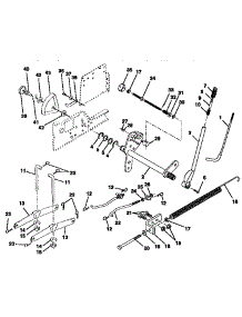 Lift Assembly parts for Craftsman Front-Engine Lawn Tractor 917250771 from AppliancePartsPros.com