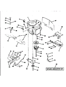 Engine parts for Craftsman Lawn & Garden Engine 917250780 from AppliancePartsPros.com
