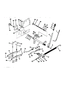 Lift Assembly parts for Craftsman Front-Engine Lawn Tractor 917250781 from AppliancePartsPros.com