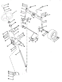 Steering Assembly parts for Craftsman Riding Mower & Tractor 917250790 from AppliancePartsPros.com