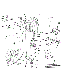 Engine parts for Craftsman Riding Mower & Tractor 917250790 from AppliancePartsPros.com