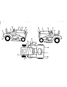Decals parts for Craftsman Riding Mower & Tractor 917250790 from AppliancePartsPros.com