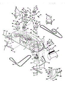Mower Deck parts for Craftsman Riding Mower & Tractor 917250790 from AppliancePartsPros.com
