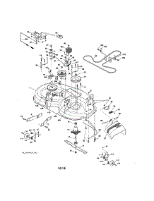 Mower Deck parts for Craftsman Front-Engine Lawn Tractor 917250810 from AppliancePartsPros.com