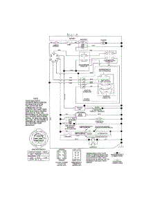 Schematic Diagram parts for Craftsman Front-Engine Lawn Tractor 917250810 from AppliancePartsPros.com