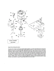 Engine parts for Craftsman Front-Engine Lawn Tractor 917250811 from AppliancePartsPros.com