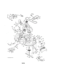 Mower Deck parts for Craftsman Front-Engine Lawn Tractor 917250811 from AppliancePartsPros.com