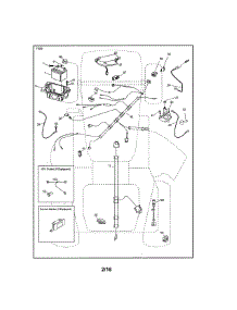 Electrical parts for Craftsman Front-Engine Lawn Tractor 917250821 from AppliancePartsPros.com