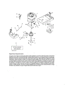Engine parts for Craftsman Front-Engine Lawn Tractor 917250821 from AppliancePartsPros.com