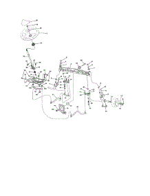 Steering parts for Craftsman Front-Engine Lawn Tractor 917250821 from AppliancePartsPros.com