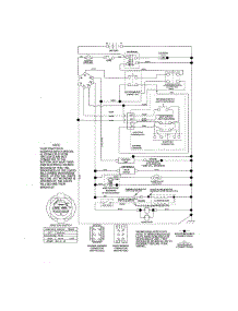 Schematic Diagram parts for Craftsman Front-Engine Lawn Tractor 917250821 from AppliancePartsPros.com