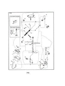 Electrical parts for Craftsman Front-Engine Lawn Tractor 917250830 from AppliancePartsPros.com