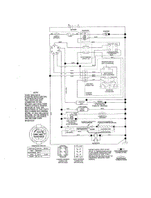 Schematic Diagram parts for Craftsman Front-Engine Lawn Tractor 917250830 from AppliancePartsPros.com