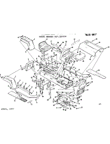 Main Unit parts for Craftsman Front-Engine Lawn Tractor 917250830-1977 from AppliancePartsPros.com