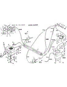 Wiring Diagram parts for Craftsman Front-Engine Lawn Tractor 917250830-1977 from AppliancePartsPros.com