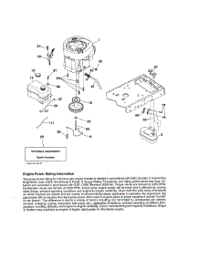 Engine parts for Craftsman Front-Engine Lawn Tractor 917250831 from AppliancePartsPros.com