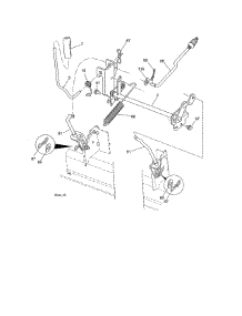 Lift parts for Craftsman Front-Engine Lawn Tractor 917250831 from AppliancePartsPros.com