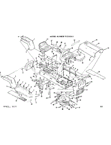 Top Half parts for Craftsman Front-Engine Lawn Tractor 917250831-1977 from AppliancePartsPros.com