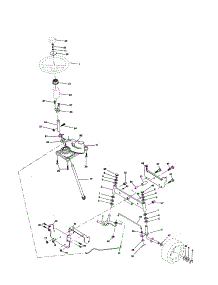 Steering parts for Craftsman Front-Engine Lawn Tractor 917250840 from AppliancePartsPros.com