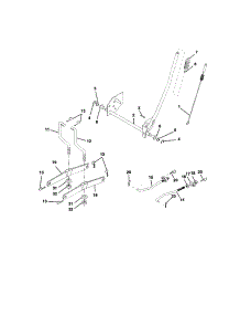 Lift Assembly parts for Craftsman Front-Engine Lawn Tractor 917250840 from AppliancePartsPros.com