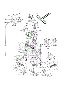 Mower Deck parts for Craftsman Front-Engine Lawn Tractor 917250840 from AppliancePartsPros.com