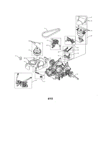 Transaxle parts for Craftsman Front-Engine Lawn Tractor 917250841 from AppliancePartsPros.com