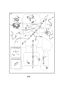 Electrical parts for Craftsman Front-Engine Lawn Tractor 917250841 from AppliancePartsPros.com