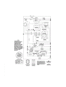 Schematic Diagram parts for Craftsman Front-Engine Lawn Tractor 917250841 from AppliancePartsPros.com