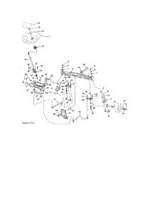 Steering parts for Craftsman Front-Engine Lawn Tractor 917250842 from AppliancePartsPros.com